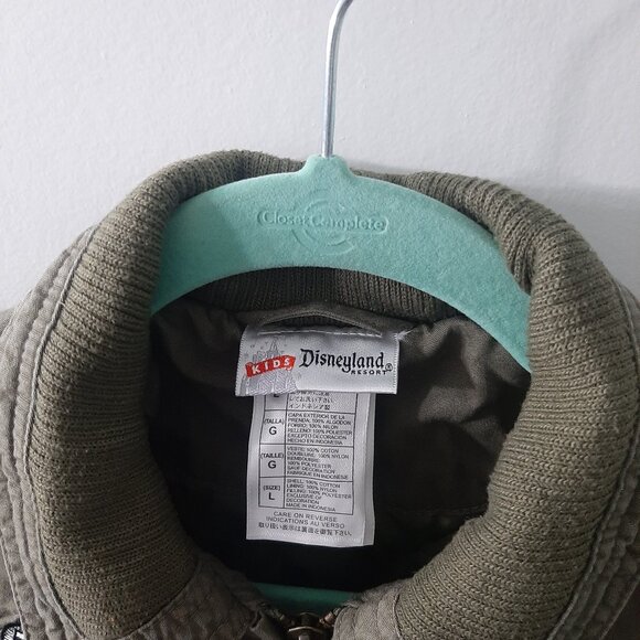 Disneyland Resort Kids Pilot Bomber Jacket with Patches Size - Youth Large - Picture 9 of 9